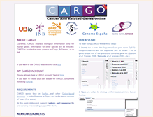 Tablet Screenshot of cargo2.bioinfo.cnio.es