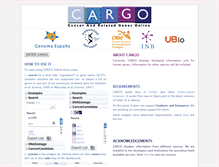 Tablet Screenshot of cargo.bioinfo.cnio.es